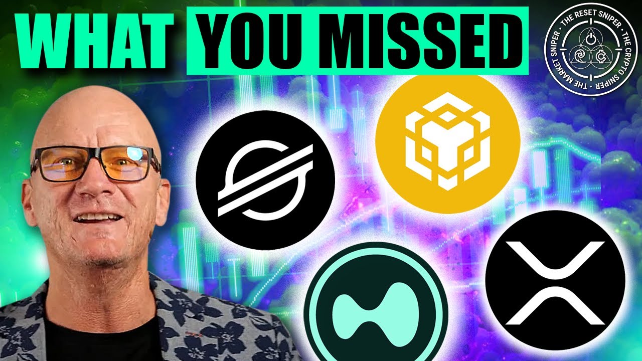 Trading Day excerpt on developing Cryptos for the new week. XLM, XRP, BNB & HYPE