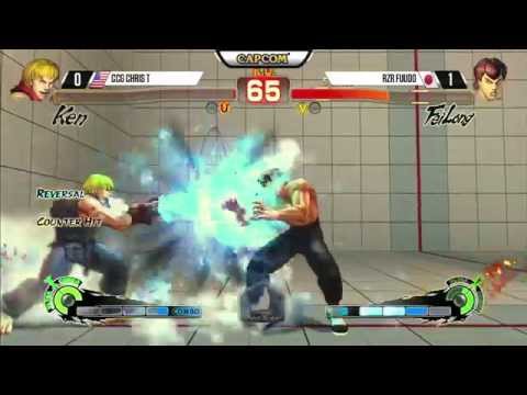 Chris T (Ken) vs Fuudo (Fei-Long) - Final Round 18 USF4 - 720p 60fps
