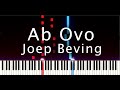 Ab Ovo - Joep Beving Piano Tutorial (Synthesia)