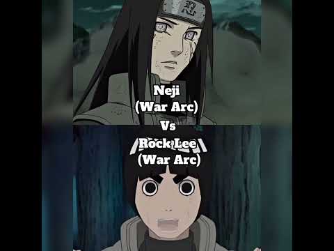 Neji Vs Rock Lee || Who is Strongest