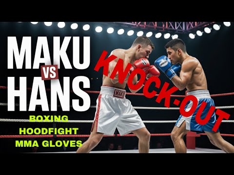 MAKU VS HANS - KNOCK-OUT 🤯 #boxing #mmagloves