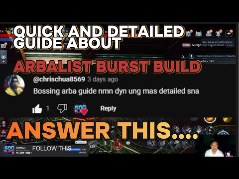 MIR4 GUIDE: ARBALIST BURST BUILD MAX DAMAGE OUTPUT TIPS