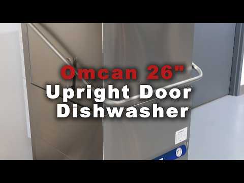 Video thumbnail for 26" Upright High Temperature Dishwasher with Digital Control