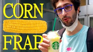 I tried Starbucks Japan's new CORN frappuccino