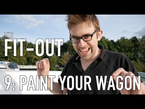 The Narrowboat Fit Out – 9: Paint Your Wagon (The Ups and Downs of Narrowboat Painting)
