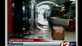 preview picture of video 'First look at Warwick Mall flood damage'