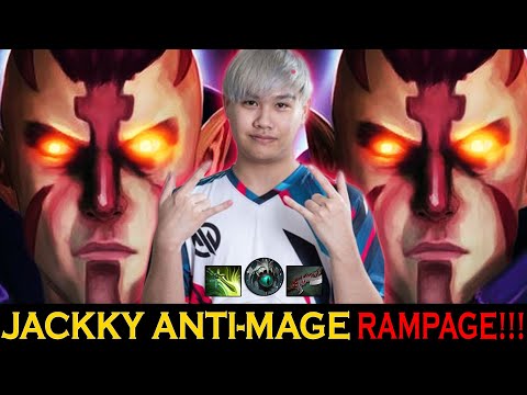 Jackky Anti-Mage RAMPAGE vs Mikoto Invoker- | DOTA 2 MICRO
