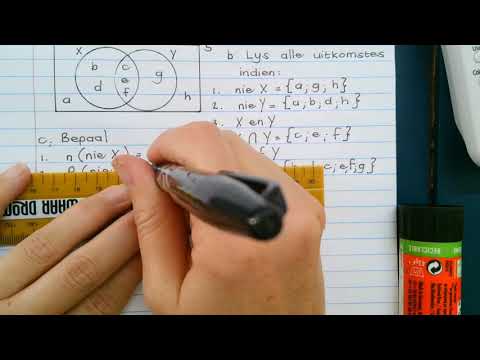 Graad 10 Waarskynlikheid Venn diagramme