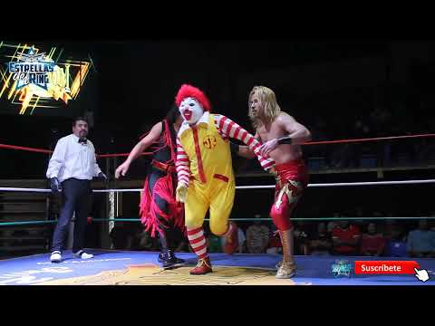 Hell Boy, Rey Marte y Crazy Boy vs Legionario, Ayato y el Jorobado Ronald  KINGDOM WESTLING