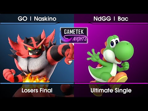 Gametek Night 2023.01 Losers Final - Naskino (Incineroar) Vs. Bac (Yoshi) SSBU Ultimate Tournament