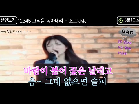 LIVE라이브♣울고싶을때 MELTINTO 그리움  김미주