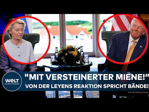 TRUMP: "Mit versteinerter Miene!" Erst Zoff nun "Mega-Deal"? Von der Leyens Reaktion spricht Bände!