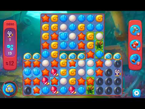 Fishdom Hard Level 11690 (with Double Lightning Boosters) @choraelmin