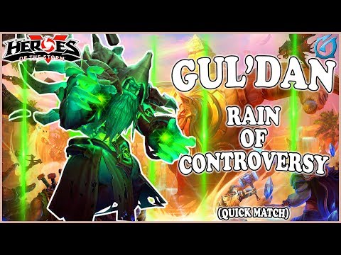 Grubby | Heroes of the Storm - Gul'Dan - Rain of Controversy - Quick Match - Sky Temple