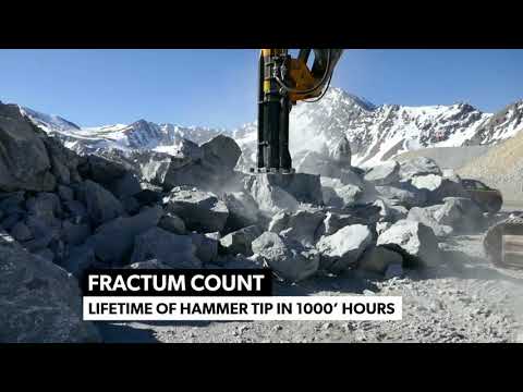 Fractum Breaker model 100 - secondary breaking in mining