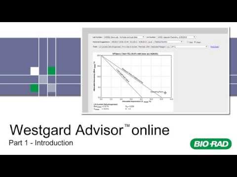 Bio-Rad Westgard Advisor online Training for UnityWeb 2.0 Part 1 - Introduction