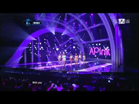 [HD] 120627 APink -Hush @ M!Countdown