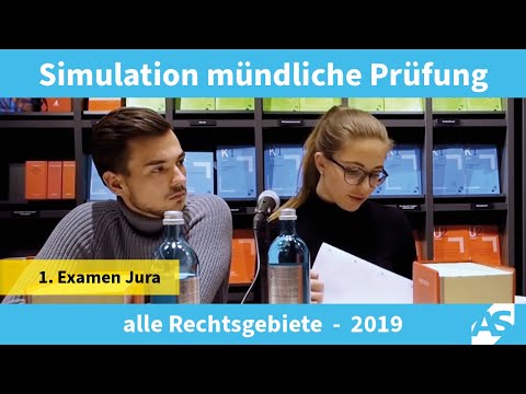 Simulation: Oral examination in the 1st law exam, all areas of law (2019)