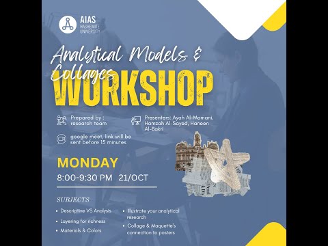 AIAS Workshop no 2 : Analytical Models & Collages Workshops