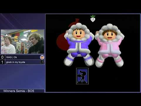 GSS 116 SSBM - Ok (Ice Climbers) vs. glock in my toyota (Game & Watch, Falco) - Melee WSF