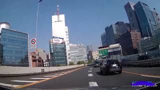 池袋サンシャインから羽田空港まで　首都高速　ドラレコ映像