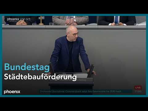 Video Thumbnail: Bundestagsdebatte zur Städtebauförderung | 08.05.26