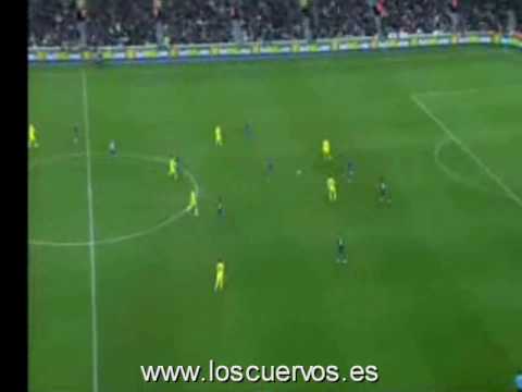 Barcelona 1 Villarreal 1 Jornada 16 Liga BBVA 2009-10.wmv