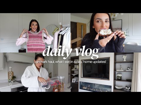 Let's spend the day together: primark haul, what I eat + home updates!