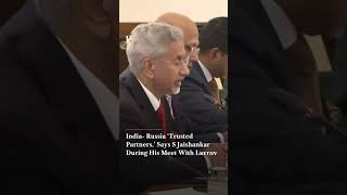 EAM S. Jaishankar Calls India and Russia “Trusted Partners” | Firstpost News | N18G