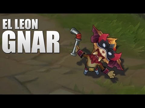 EL LEON GNAR - New skin LoL