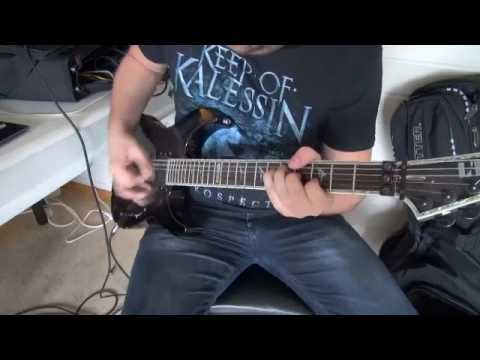 Keep Of Kalessin - The Divine Land guitar playthrough