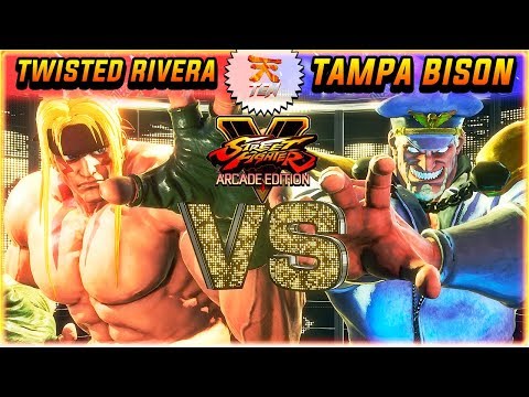 SFV/SF5: ARCADE EDITION ✪ TWISTED RIVERA VS TAMPA BISON | RANKED MATCH 🎮 TEN