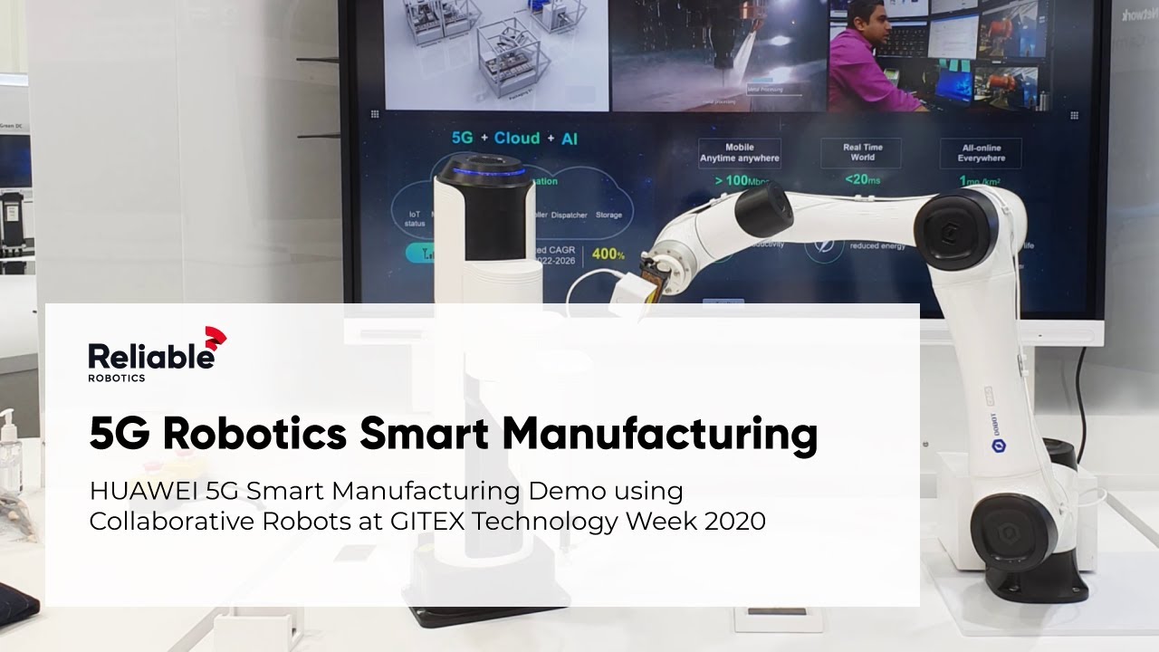 5G smart-manufacturing robotics and connectivity demonstration