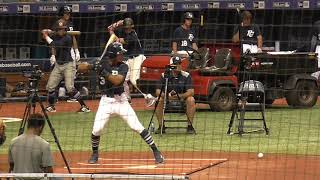 Matthew Lugo (6-16-2018) at the Perfect Game National Showcase (Tampa, FL).
