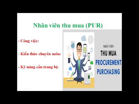 VỊ TRÍ NHÂN VIÊN THU MUA (COMPRA)