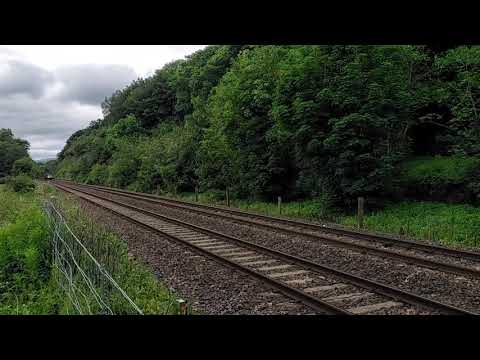 4 locos & 5 wagons on 6K05 Carlisle to Crewe  Engineers  - 25th June 2021