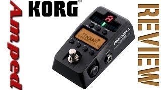 Korg Pandora Stomp Multi Effect Processor/Tuner Black - What To