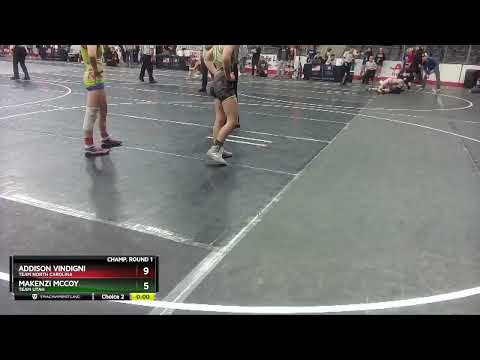 112 Lbs Champ. Round 2 - Addison Vindigni, Team North Carolina Vs Makenzi McCoy, Team Utah 7b2a