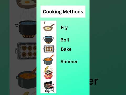 Cooking Methods English Vocabulary!