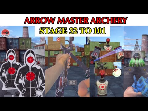 Arrow Master Archery Gameplay Stage 32 to 101 (iOS, Android, Gameplay) - YouTube