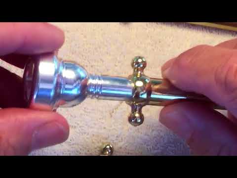 Flip Oakes on flugelhorn mouthpiece/receiver tapers