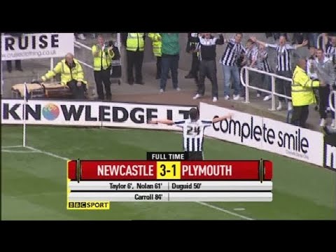 Newcastle v Plymouth  2009/10 - Ch-   (3-1)