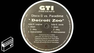 Disco D Vs  Paradime - Detroit Zoo (Original Instrumental)