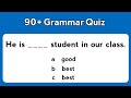 Grammar Quiz 90 English Grammar Questions English Grammar Test