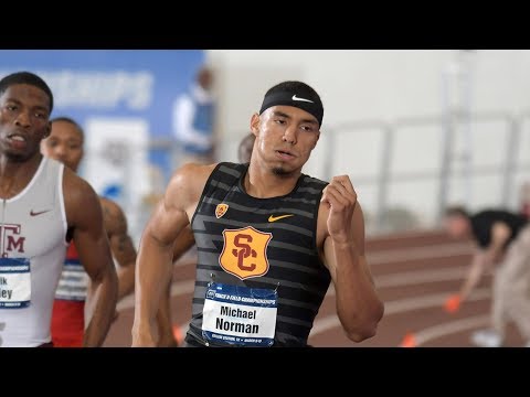 Highlight: USC's Michael Norman breaks 400-meter world indoor record at NCAA Championships