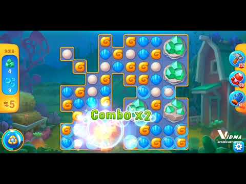 Fishdom. 9018 level no boosters and diamonds. 13 moves