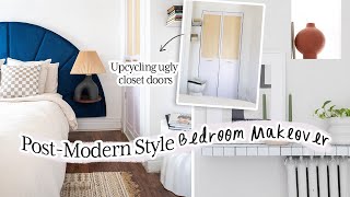 EXTREME TINY BEDROOM MAKEOVER | Post-Modern Style