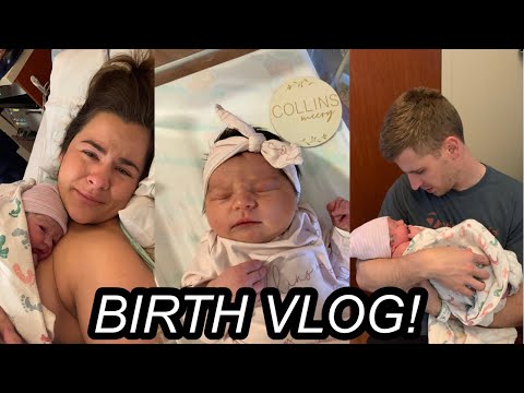 BIRTH VLOG! Induced at 37 Weeks! | First Baby!
