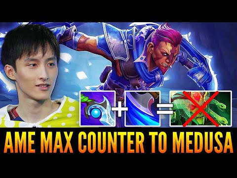 AME EZ Counter Pick And Build For Medusa - Anti Mage With Diffusal Blade Strat - Dota 2 Highlights