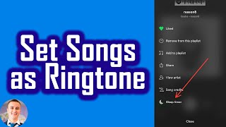 How do I set Spotify Songs as a ringtone!